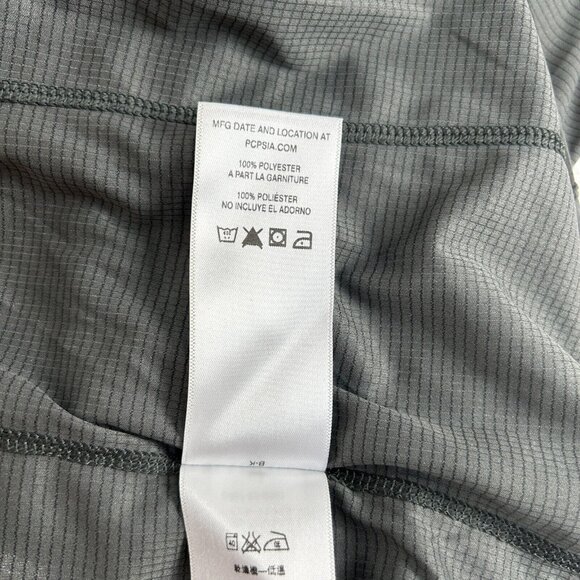 Patagonia Capilene Womens Baselayer Top Medium Gray Thermal Lightweight Half-Zip - Picture 4 of 9